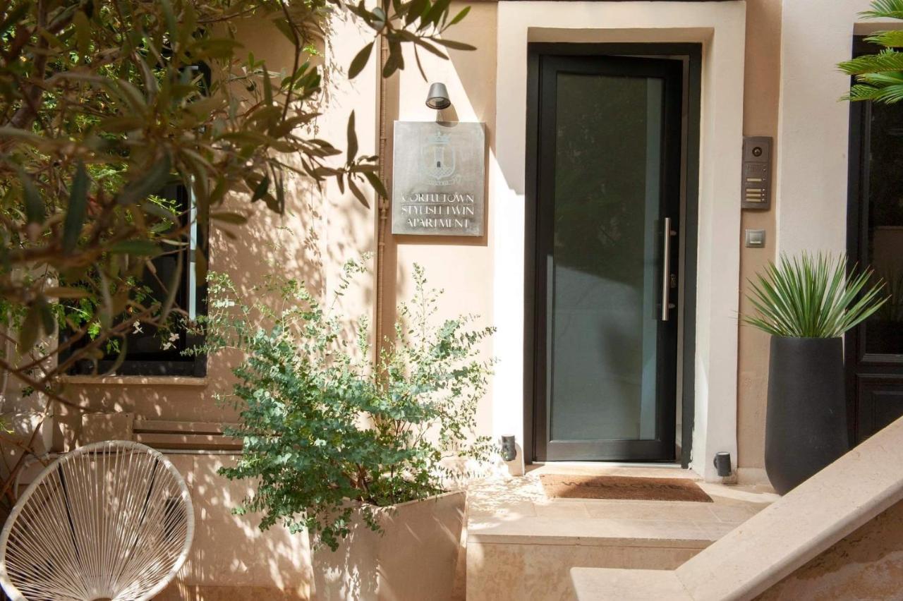 Corfu Town Stylish Twin Apartment Exteriör bild